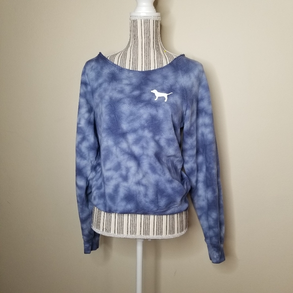 Victoria Secret PINK Tie Dye Oversized Sweatshirt - Picture 8 of 8